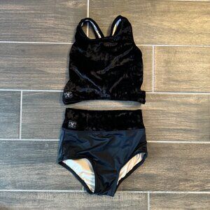 Kandi Kouture Set - Black Velour Set - CL